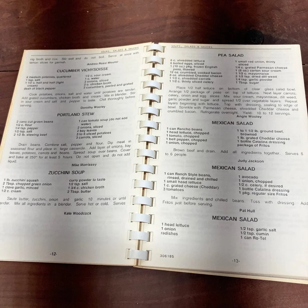 Favorite Recipes Spina Bifida Assoc Central Arkansas Vintage Cookbook Spiral